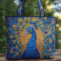Handcrafted Bag with Peacock