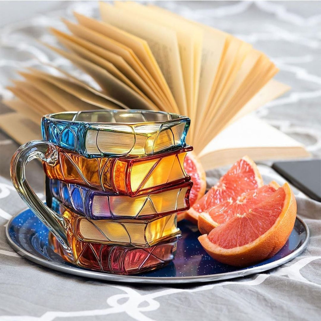 3D Handmade Mug for Book Lovers