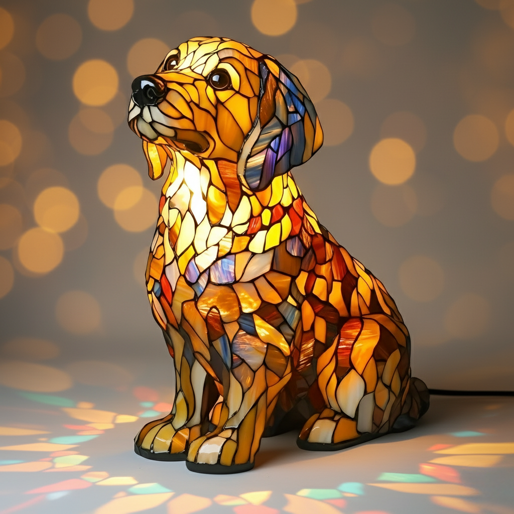 Spiritual Figure Golden Retriever Lily