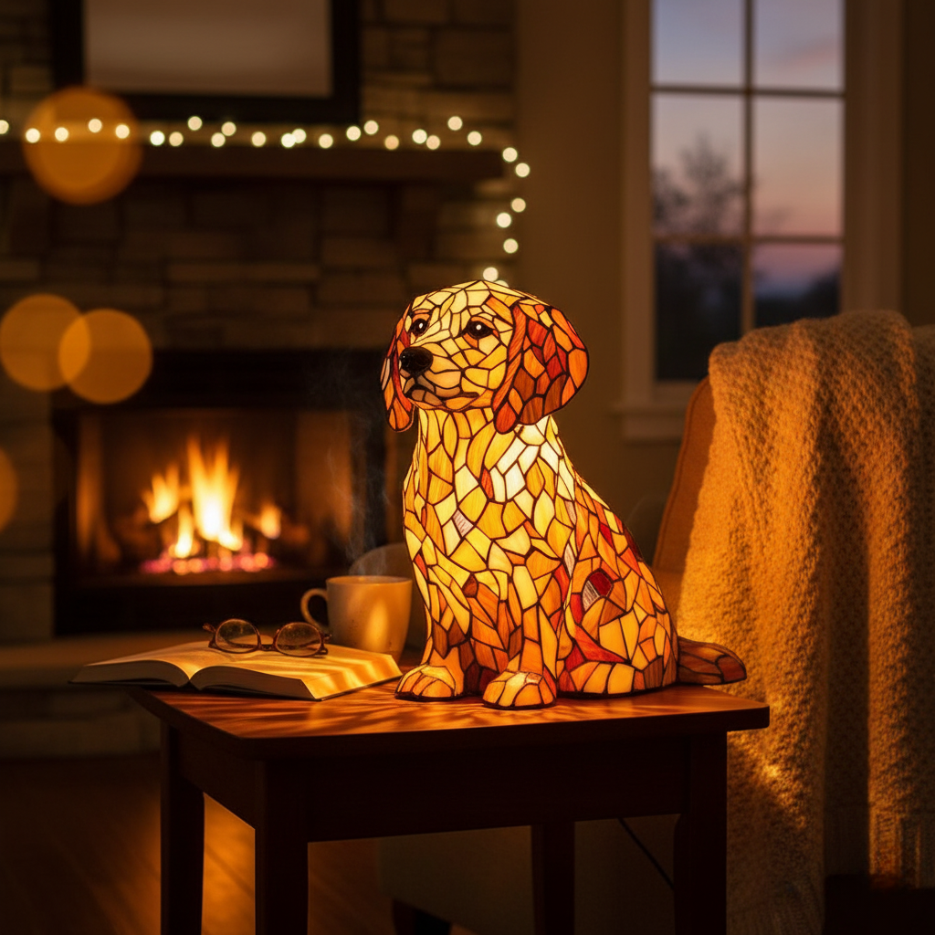 Spiritual Figure Golden Retriever Lily