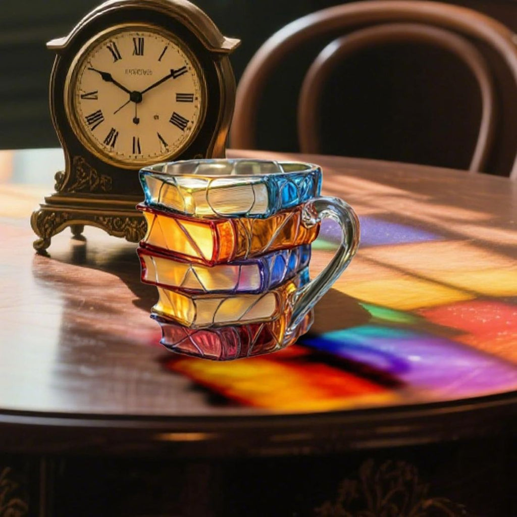 3D Handmade Mug for Book Lovers