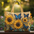 Handcrafted Bag with Sunflowers