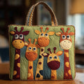 Handcrafted Bag with Giraffe