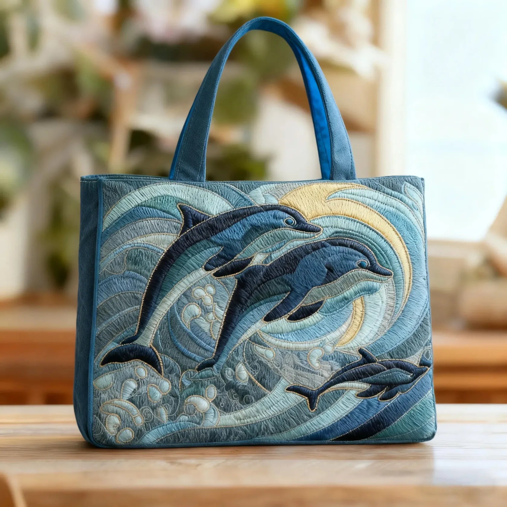 Handmade Bag with Dolphin