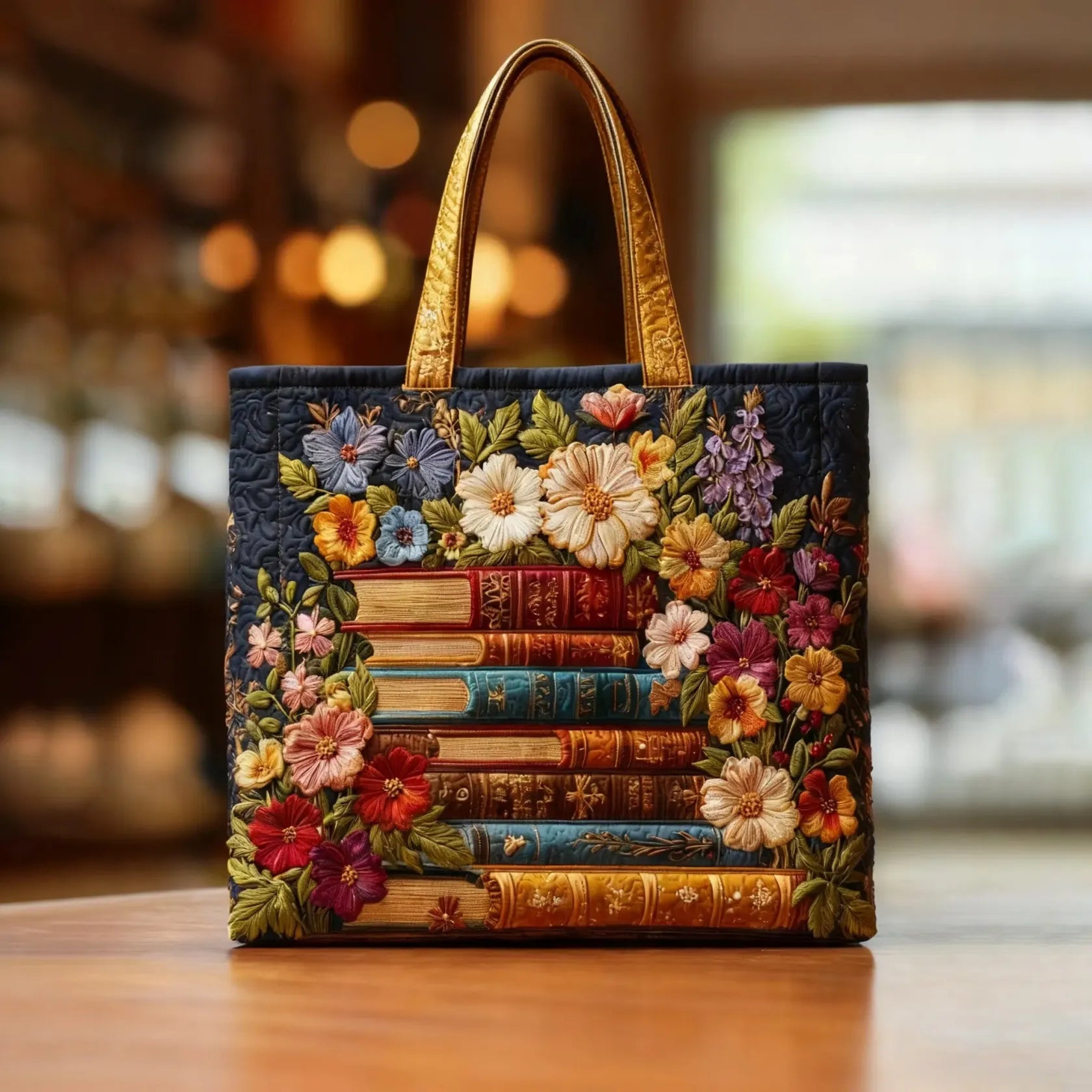Handcrafted Bag with Floral Design