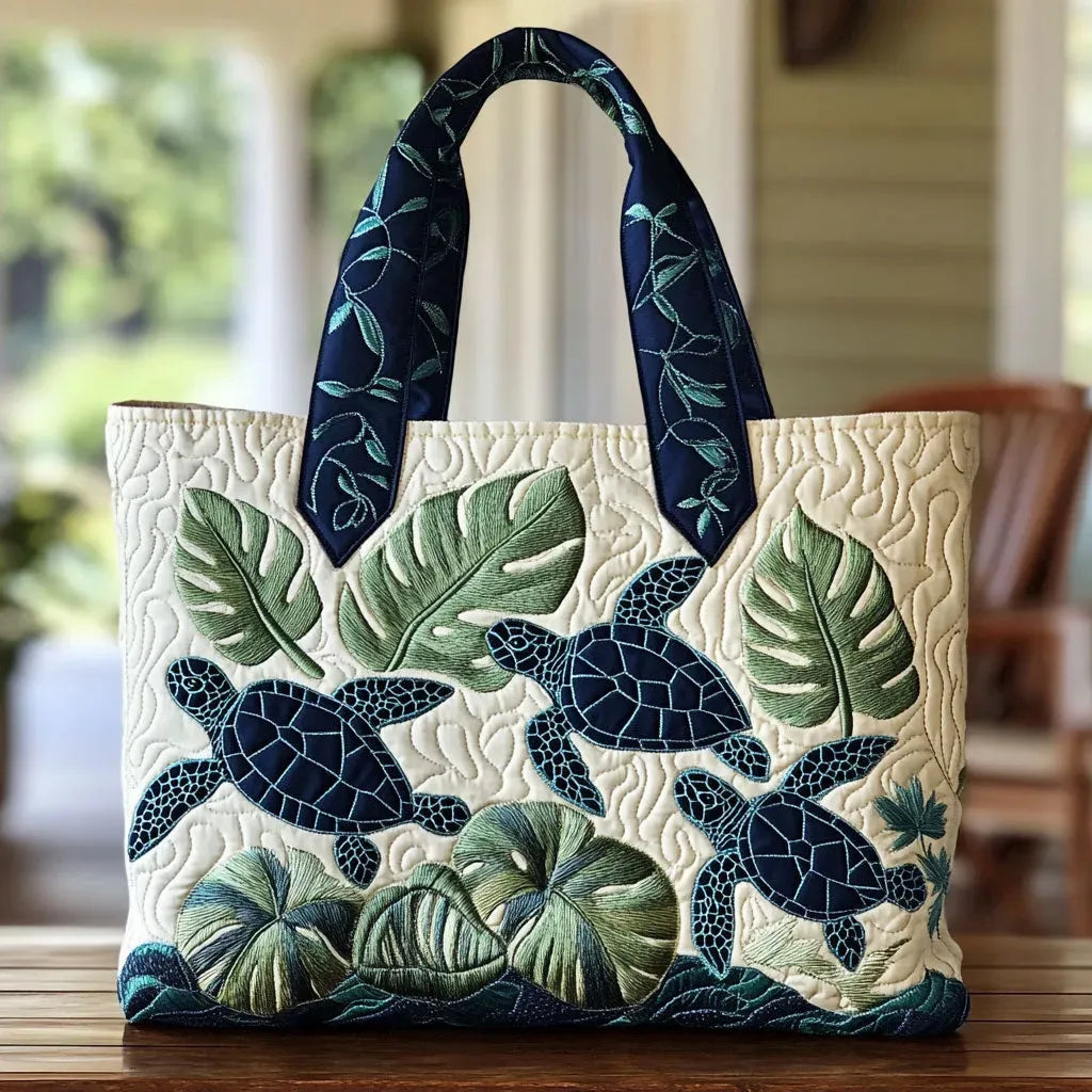 Handcrafted Bag with Turtle