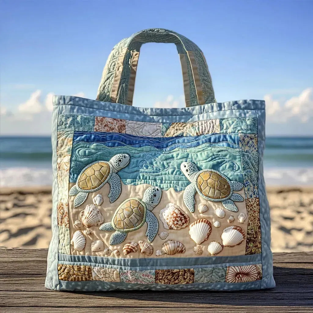 Handcrafted Bag with Turtle