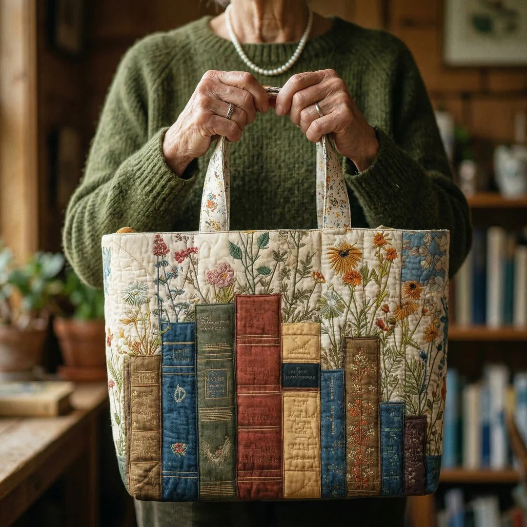 Handcrafted Bag with Flowers