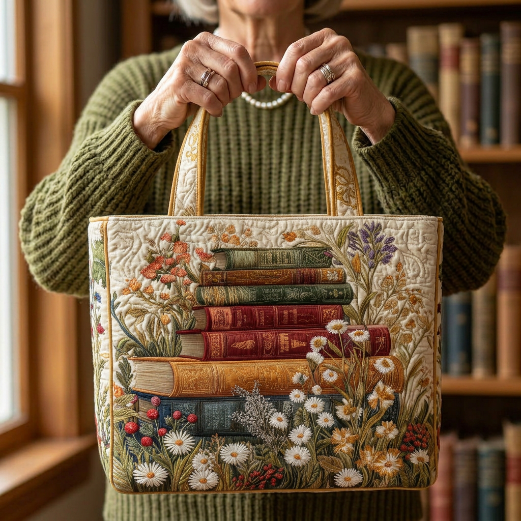 Handcrafted Floral Print Bag